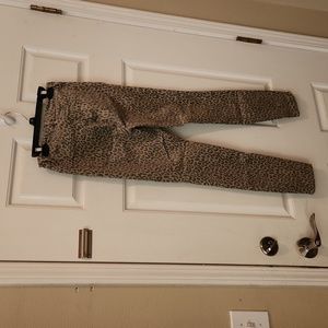 Lepoard print jeans